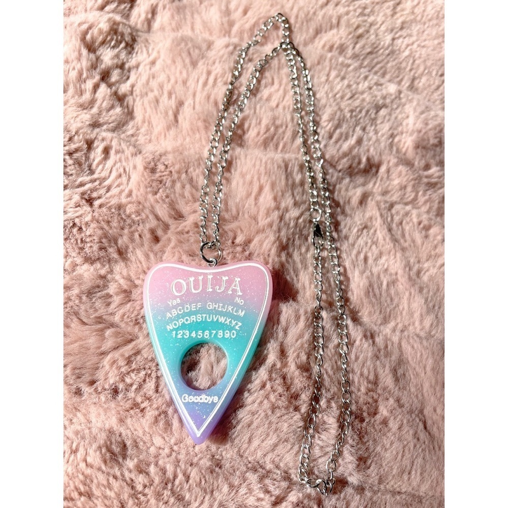 Ouija planchette necklace